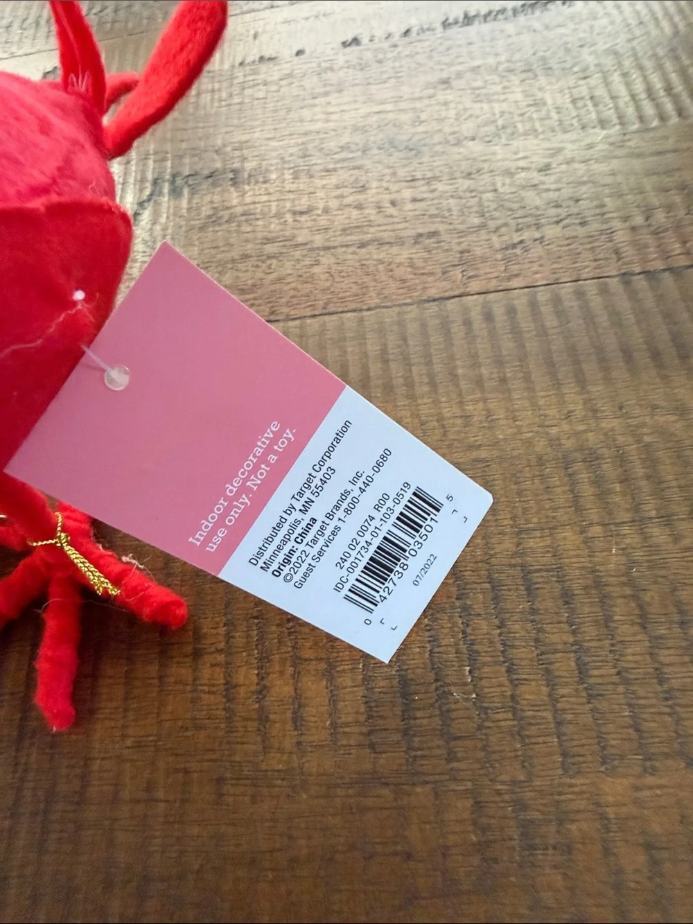 Target Red and Pink Valentine Bird Trio Plush Decorations